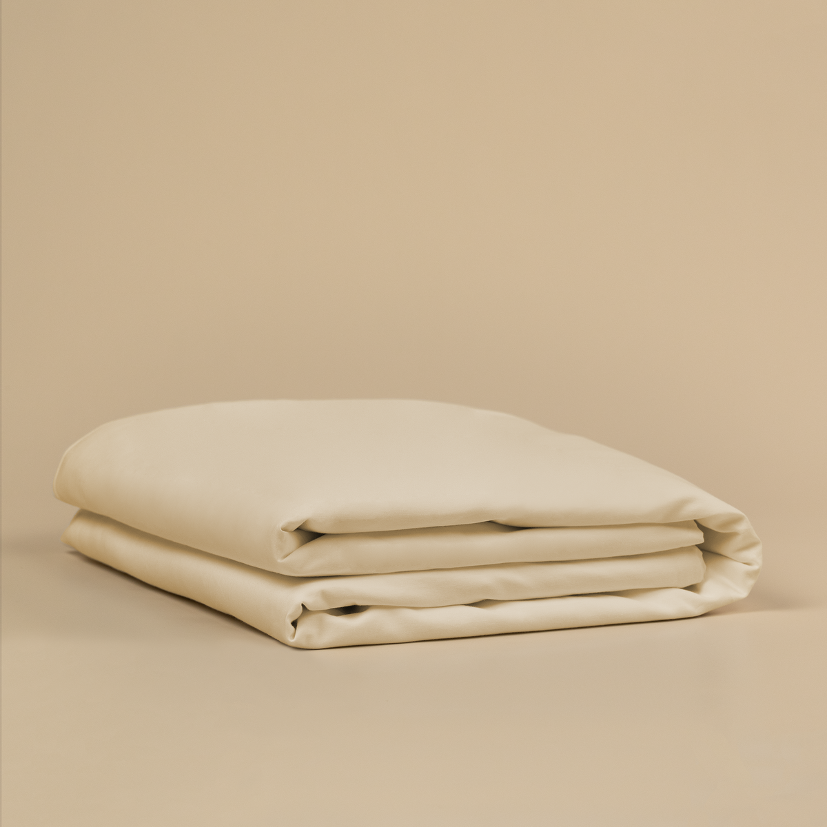 Tureis Magnetic Duvet Cover in Dune Sand, folded