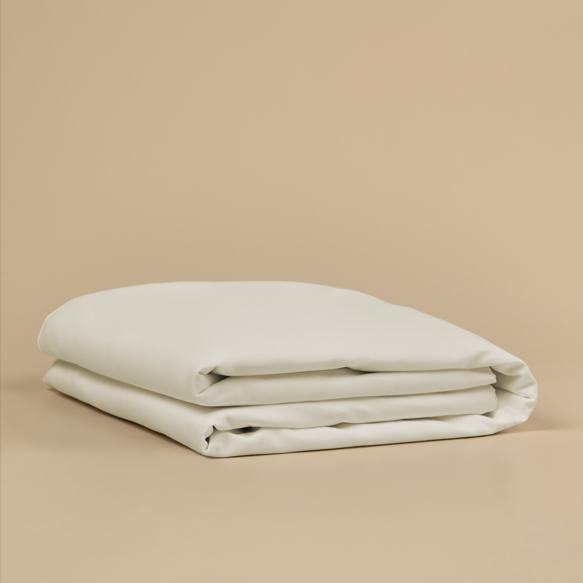 Tureis Magnetic Duvet Cover in Off-White, folded